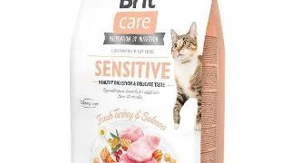 Hrana uscata pentru pisici Brit Care GF, Healthy Digestion & Delicate Taste 400g