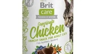 BRIT Care Cat Snack Superfruits Chicken recompense pentru pisici adulte, cu pui 100 g