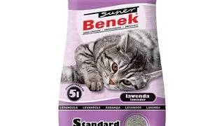 BENEK Super Standard Asternut bentonita pentru litiera, cu lavanda 5 L