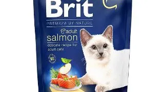 Hrana uscata pentru pisici Brit Premium By Nature Adult, Salmon, 1.5Kg 1.5kg