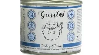GUSSTO Cat Fresh Turkey &amp; Tuna CARNE PROASPATA DE CURCAN CU TON 200 g