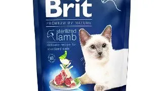 Hrana uscata pentru pisici Brit Premium By Nature Sterilized, Lamb, 1.5Kg 1.5kg