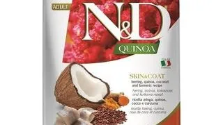 FARMINA N&amp;D Quinoa Adult Cat Skin&amp;Coat  Hrana uscata pisici cu intoleranta alimentara, cu hering si cocos 5 kg