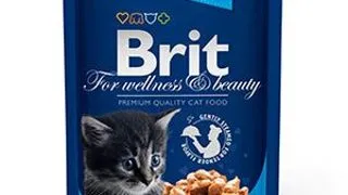 Brit Premium Junior plic hrana umeda pisici, Carne de Pui, 100g 100g