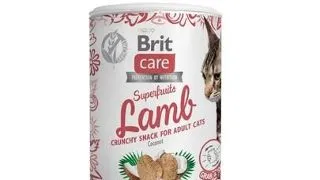 BRIT Care Cat Snack Superfruits recompense pentru pisici, cu miel 100 g