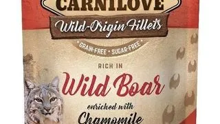 CARNILOVE Wild Boar&amp;Chamomile 24 x 85g hrana umeda pentru pisici, mistret si musetel