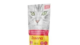 JOSERA Pate hrana umeda pentru pisici, tocana de pui si vita 16 x 85 g