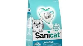 SANICAT Clumping 10 L nisip litiera pisici, din bentonita