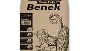 BENEK Super Corn Cat Ultra Natural - Strat biodegradabil pentru litiera- 7 L / 4,4 kg