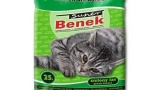 BENEK Super Standard Green Forest nisip pentru litiera, miros de pin 25 L x 2 (50 l)