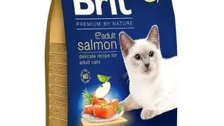BRIT Cat Premium by Nature Adult salmon Hrana uscata pentru pisici adulte, cu somon 800 g