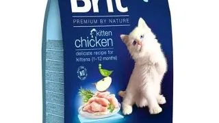 BRIT Cat Premium by Nature Kitten chicken Hrana uscata pentru pisoi sau pisici gestante, cu pui 800 g