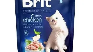BRIT Cat Premium by Nature Kitten chicken Hrana uscata pentru pisoi sau pisici gestante, cu pui 300 g
