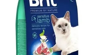 BRIT Cat Premium by Nature Sensitive lamb Hrana uscata pentru pisici cu tractul digestiv sensibil, cu miel  1,5 kg
