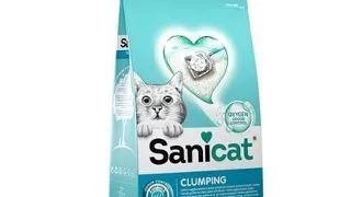 SANICAT Clumping nisip litiera pisici, din bentonita 16 L