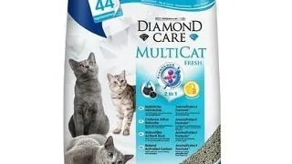 BIOKAT'S Diamond Care Multicat Fresh 8 L nisip pentru pisici, din bentonita