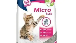 BIOKAT'S Micro Fresh 14 L nisip fin pentru pisici, din bentonita cu parfum floral