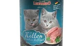LEONARDO Quality Selection Kitten hrana umeda pentru pisoi, cu pasare de curte 400 g