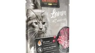 LEONARDO Finest Selection hrana umeda pentru pisici, cu miel si merisoare 85 g