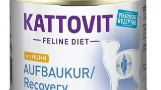 KATTOVIT Feline Diet Recovery Chicken hrana umeda dietetica pentru pisici in convalescenta, cu pui 185 g