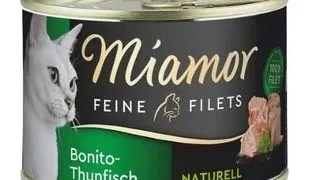 MIAMOR Feline Hrana umeda pisica, cu ton Skipjack in sos propriu 100 g