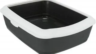 TRIXIE Classic litiera pentru pisici gri inchis/alb 37x15x47 cm