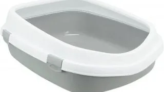 TRIXIE Primo XXL litiera pisici, alb/gri, 56x25x71 cm