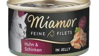 MIAMOR Feine Filets file de pui si sunca in sos, pentru pisica 100 g