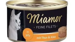 MIAMOR Feine Filets ton cu branza, conserva hrana pisica 100 g