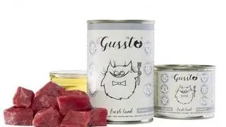 GUSSTO Cat Fresh Lamb hrana umeda pisici, cu miel 12x200 g