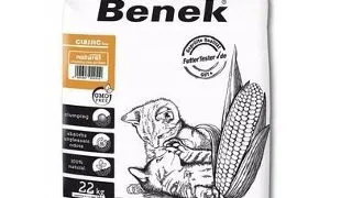 BENEK Super Corn Cat Asternut litiera pisici 22 kg