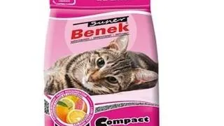 BENEK Super Compact cu miros de citrice 5 l x 2 (10 l) asternut pentru litiera