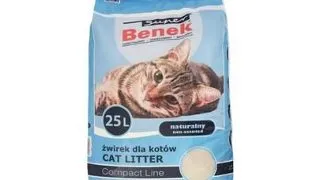 BENEK Super Compact nisip litiera 25 l x 2 (50 l) fara miros