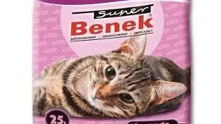 Benek Super Compact nisip pentru litiera pisicilor, cu lavanda 25 l x 2 (50 l)