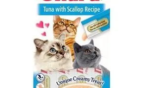 INABA Churu Cat Recompensa pentru pisici, piure cu ton si scoici 56 g