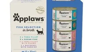 APPLAWS Cat Multipack Fish Collection hrana umeda pentru pisici 12 x 70g