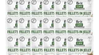 BRIT Care Fillets in Jelly ton in aspic 24x85 g plic hrana pisica