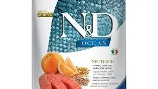 FARMINA N&amp;D Ocean Adult Cat Neutered 10 kg Hrana pisici sterilizate, somon, spelt, ovaz si portocala
