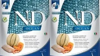FARMINA N&amp;D Ocean 2x5 kg hrana uscata pisoi, pisici gestante si care alapteaza, cod, creveti, dovleac si pepene galben
