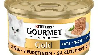 Hrana umeda pentru pisici Gourmet Gold, Mousse Curcan, 85 g 85g