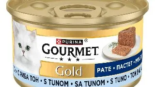 Hrana umeda pentru pisici Gourmet Gold, Mousse Ton, 85 g 85g