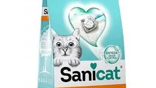 SANICAT Clumping Vainille-Mandarine 8L nisip pentru pisici