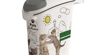 CURVER PetLife Cutie depozitare hrana pisica 10kg (23l)