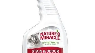 NATURE'S MIRACLE Stain&amp;Odour Remover Cat Spray impotriva petelor si mirosurilor, pentru pisici 709 ml