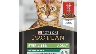 Hrana umeda pentru pisici Pro Plan Sterilised, Vita, 85 g 85g