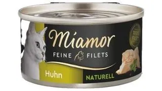 MIAMOR Feine Filets Naturell Chicken 80g pui in sos propriu, hrana pisica