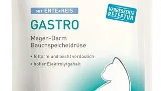 KATTOVIT Feline Diet Gastro hrana umeda dietetica pentru pisici cu afectiuni gastrointestinale, rata si orez 85 g