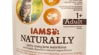 IAMS Naturally - Hrana umeda pentru pisici - pui si miel de Noua Zeelanda - 85 g