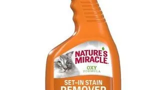 NATURE'S MIRACLE SET-IN OXY Stain&amp;Odour Remover Cat Spray indepartare pete si mirosuri, pisica 709 ml
