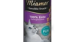 MIAMOR Sensible Snack Duck Pure 30g Recompense pentru pisici, cu rata